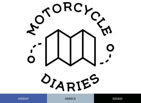 Motorcycle Diaries brand color palette