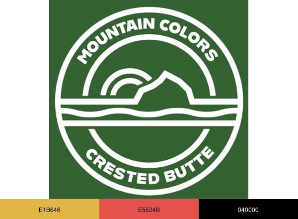 Mountain Colors Crested Butte brand color palette