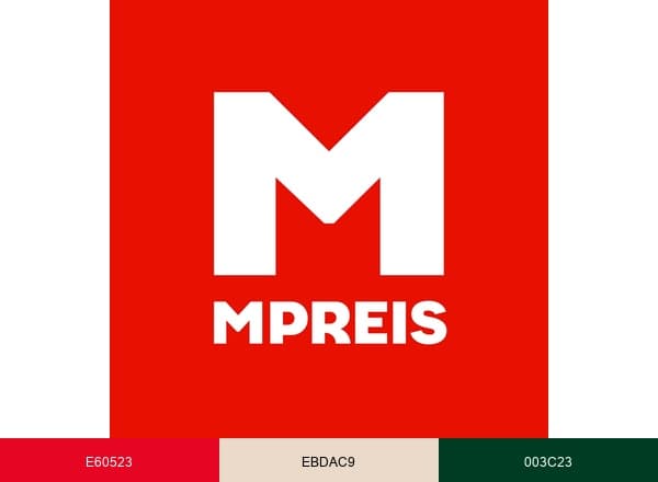 MPREIS brand color palette