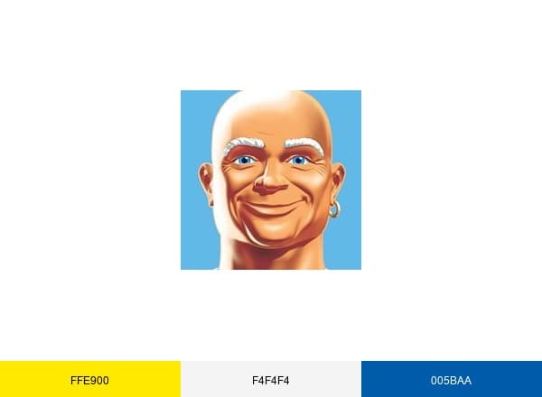 Mr. Clean brand color palette