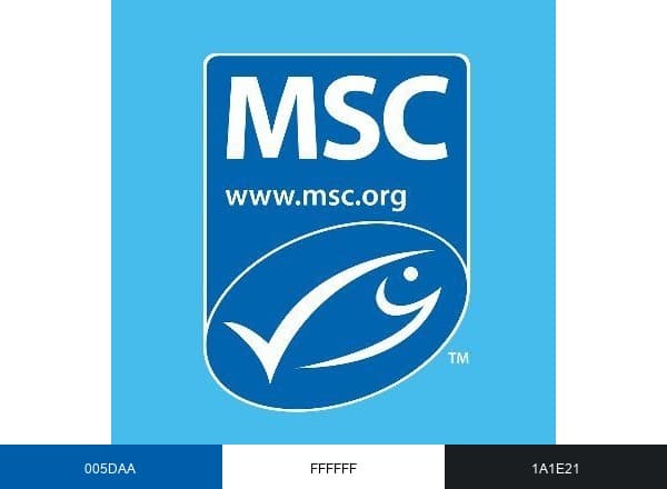 MSC Blue Fish  US & Canada 🇺🇸 🇨🇦 brand color palette