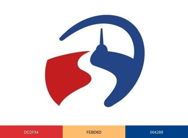Moravskoslezský kraj brand color palette