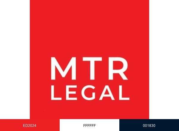 MTR Legal Rechtsanwälte brand color palette