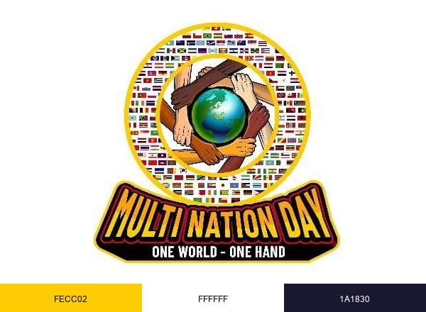 MULTI NATION DAY brand color palette
