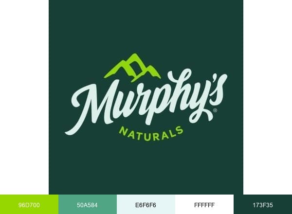 Murphys Naturals brand color palette