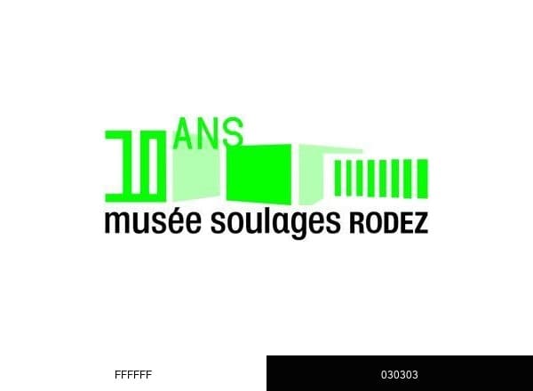 Musée Soulages Rodez brand color palette