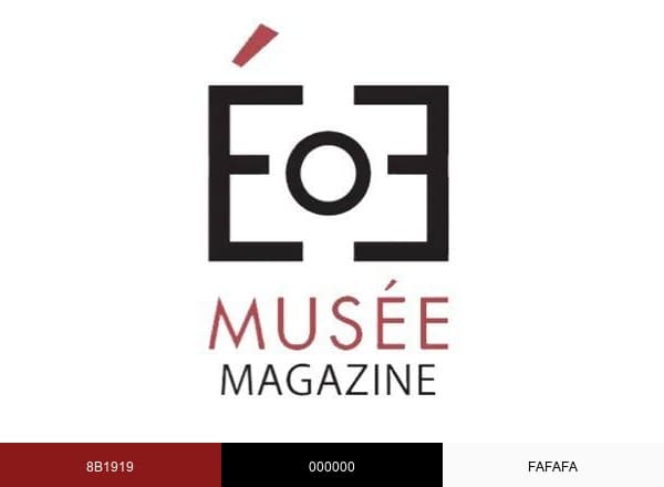 Musée Magazine brand color palette