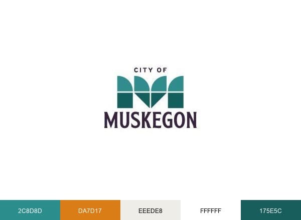 City of Muskegon brand color palette