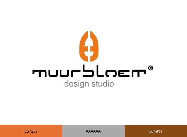 Muurbloem Design Studio brand color palette