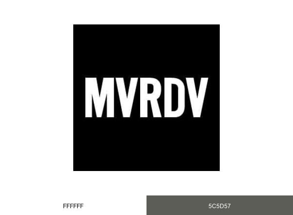 MVRDV brand color palette