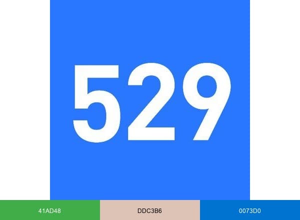 my529 brand color palette