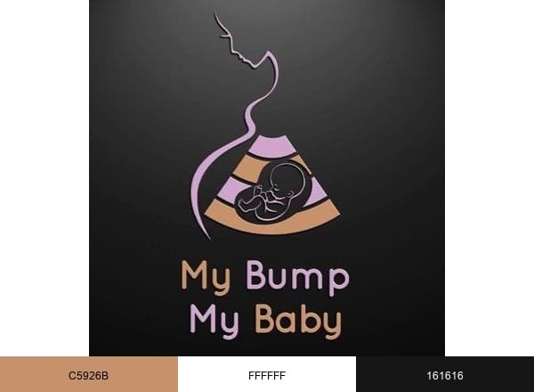 Mybumpmybaby brand color palette