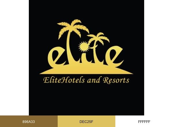 Elite Hotels & Resorts brand color palette