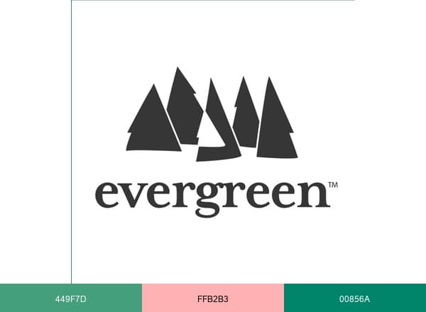 MyEvergreen brand color palette