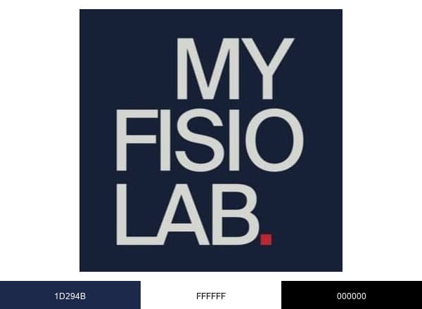 My Fisio Lab brand color palette