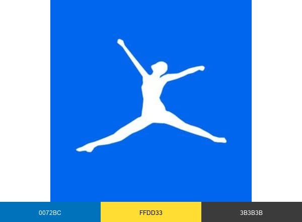 MyFitnessPal brand color palette