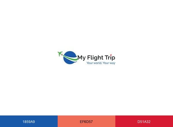 MyFlightTrip brand color palette