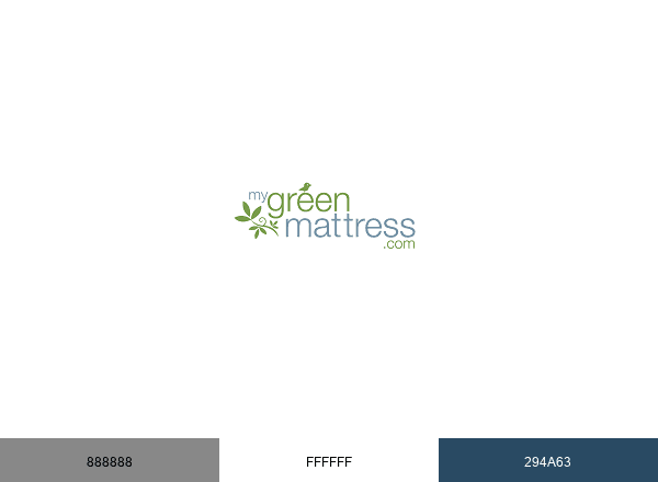 My Green Mattress brand color palette