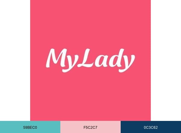 Mylady brand color palette