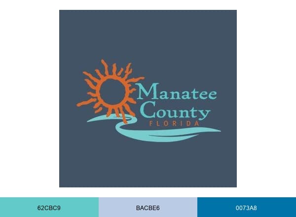 Manatee County Government brand color palette