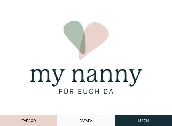 My Nanny brand color palette