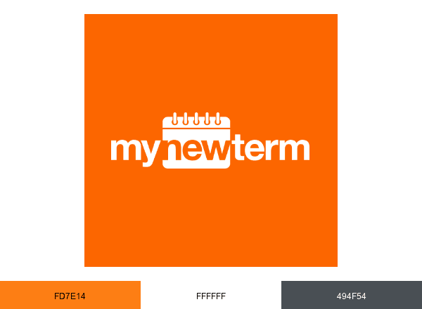 MyNewTerm brand color palette