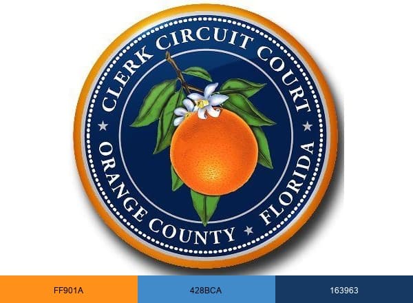 OrangeClerk brand color palette