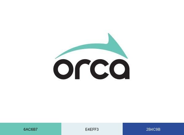 The ORCA Card brand color palette