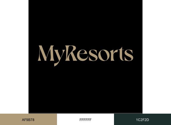 MyResorts brand color palette