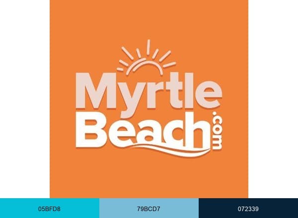 Myrtle Beach brand color palette