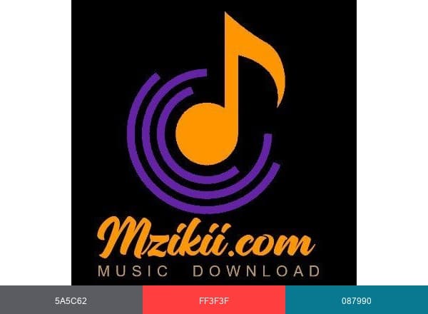 Mzikii Media UG brand color palette