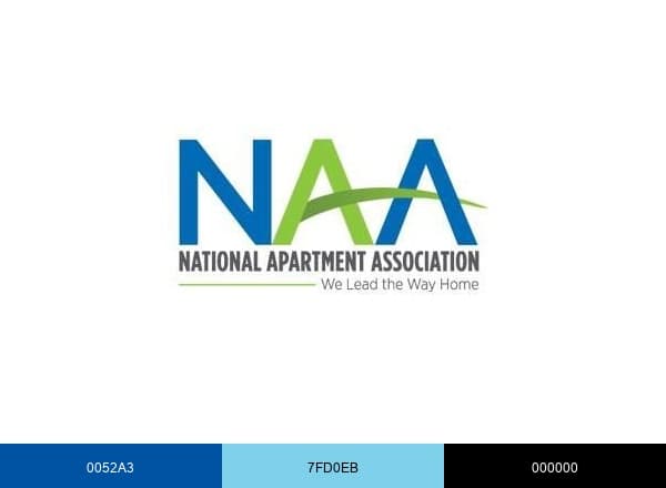 National Apartment Association brand color palette