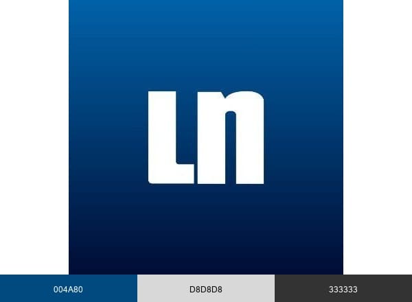 La Nación brand color palette
