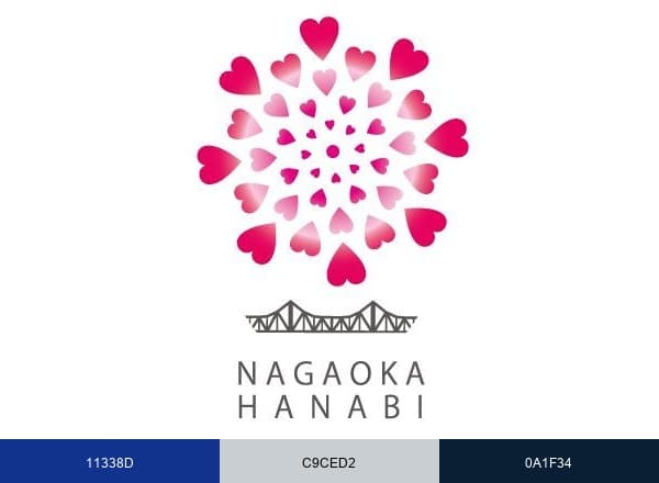 長岡花火 brand color palette