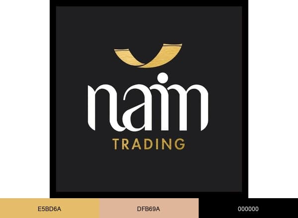 Nain Trading brand color palette