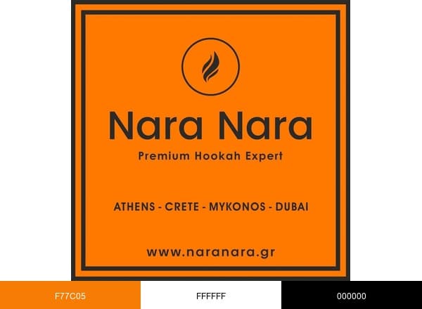 Nara Nara brand color palette