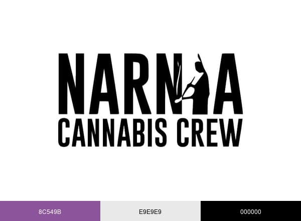 Narnia Cannabis Crew brand color palette
