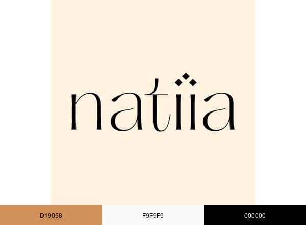 Natiia brand color palette