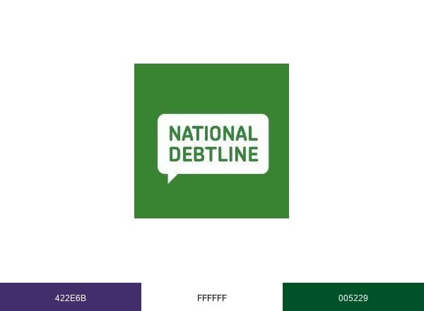 National Debtline brand color palette