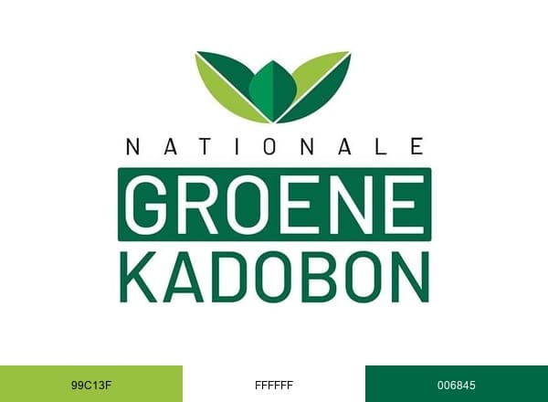 Nationale Groene Kadobon brand color palette