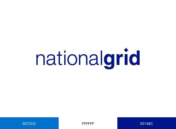 National Grid brand color palette