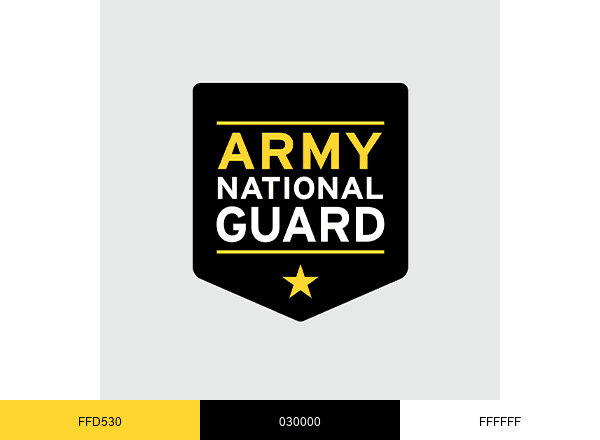 Army National Guard brand color palette