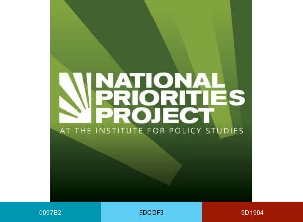 National Priorities Project brand color palette