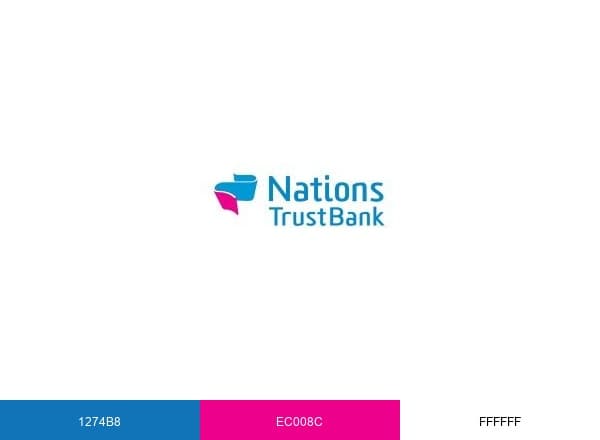 Nation Trust brand color palette