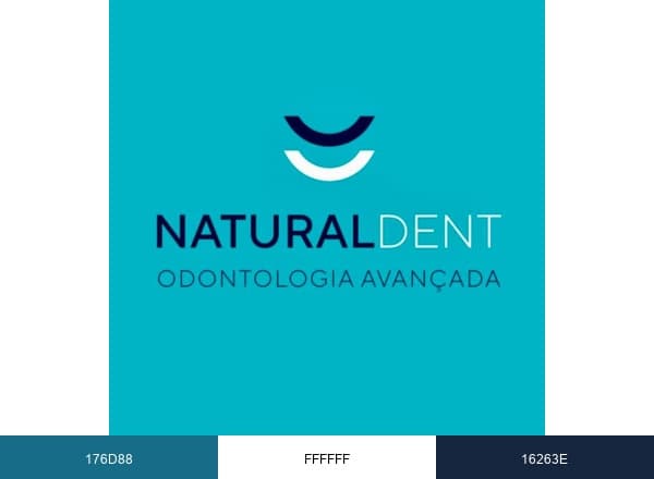 Natural Dent brand color palette