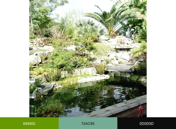 Nature & Paysages Orthez brand color palette