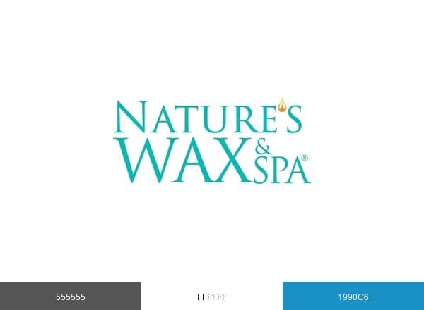 Nature's Wax and Spa brand color palette