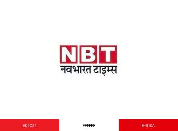 NBT Hindi News brand color palette