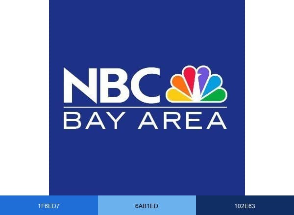 NBC Bay Area brand color palette