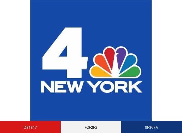 NBC New York brand color palette